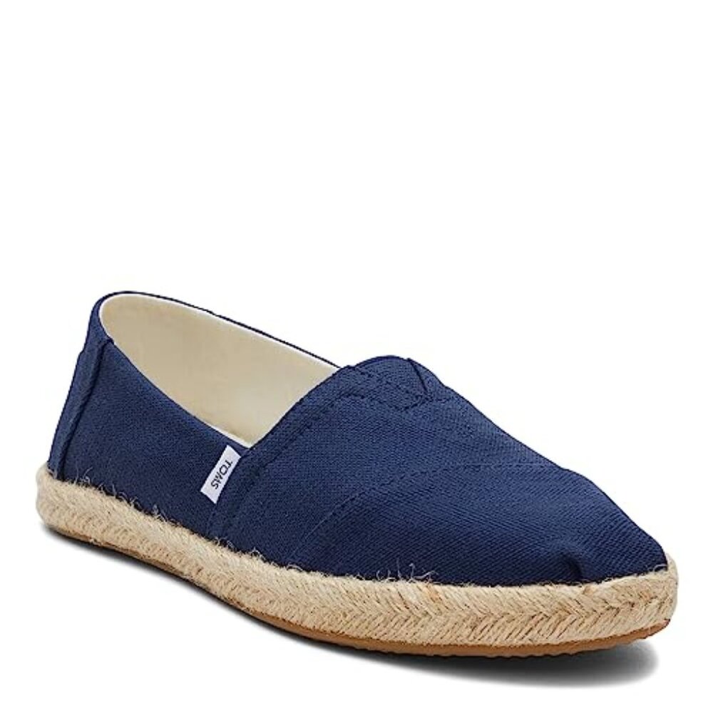 Toms Women's Royal Blue Alpargata Rope‎ Suede Slip-On Espadrille Flat Size 11